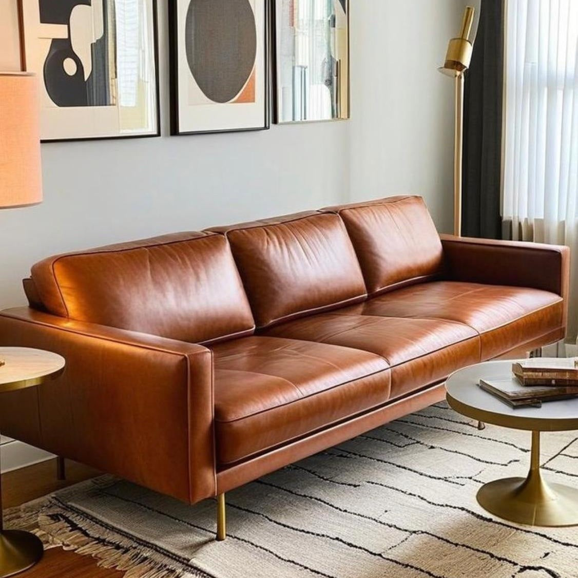 Arden Leather Sofa