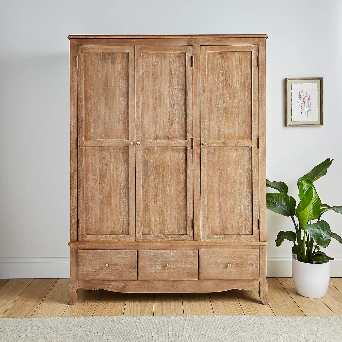 Versailles Three-Door Wardrobe