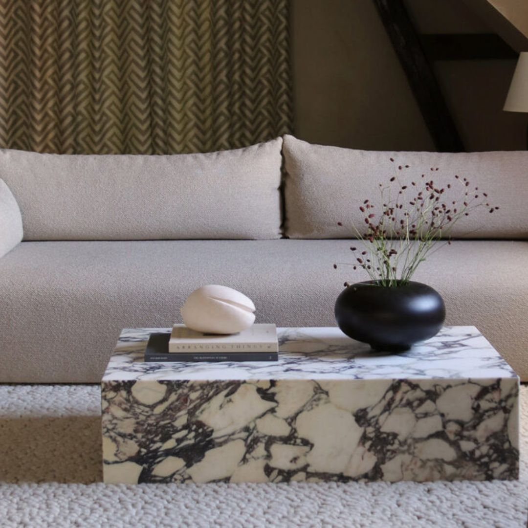 Alchemy Marble Plinth Table