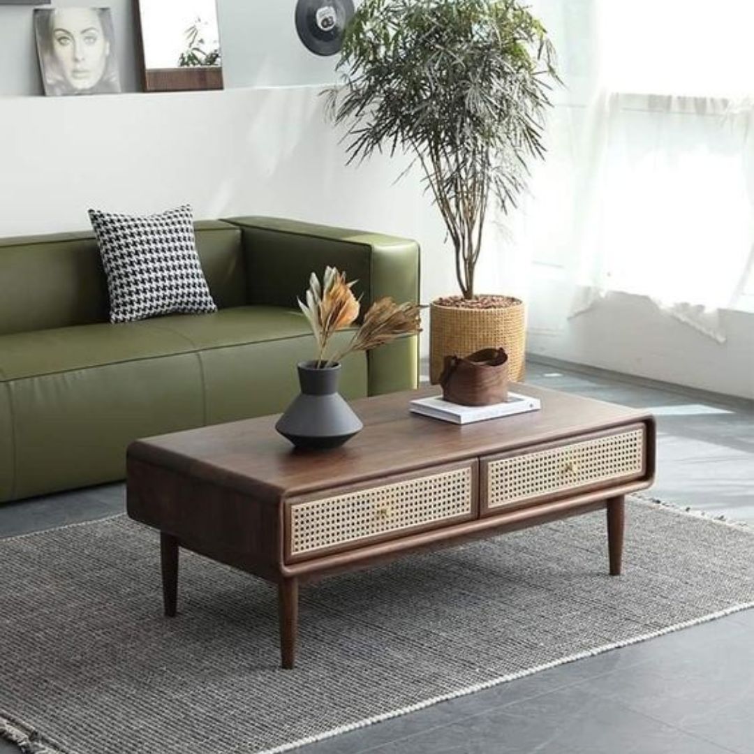 Zenora Rattan Coffee Table