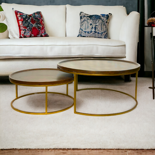 Eclipse Halo Nesting Tables - set of 2 tables