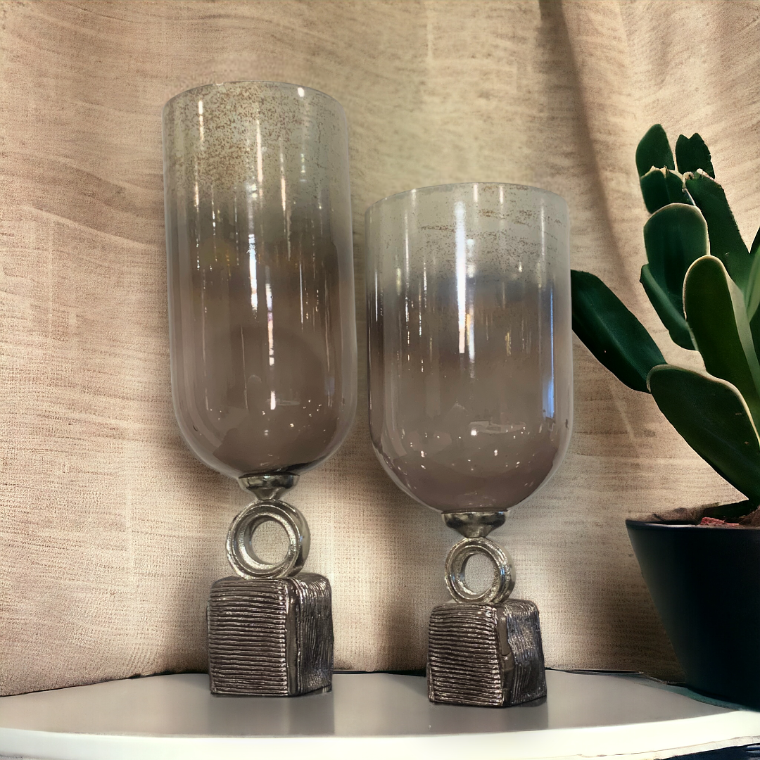 Nebula Collection's Cylindrical Vase - set of 2 vases