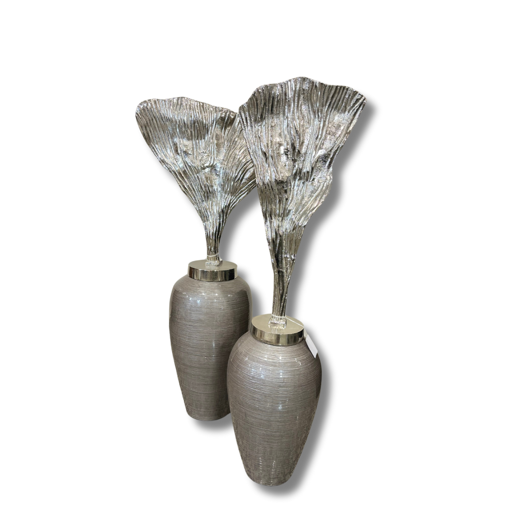 Stratus Grand Urn Floor Vase I - set of 2 vases