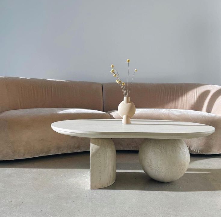 Astra Wood Sphere Table