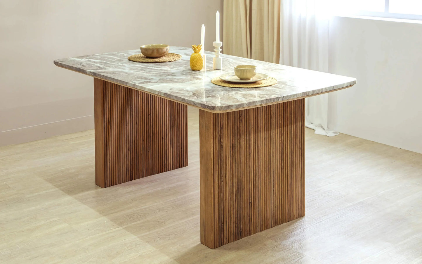 Zenna Marble Dining Set