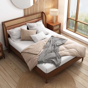 Rattan Retreat Bed