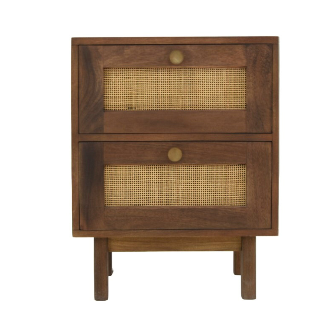 The Vintage Rattan Nightstand