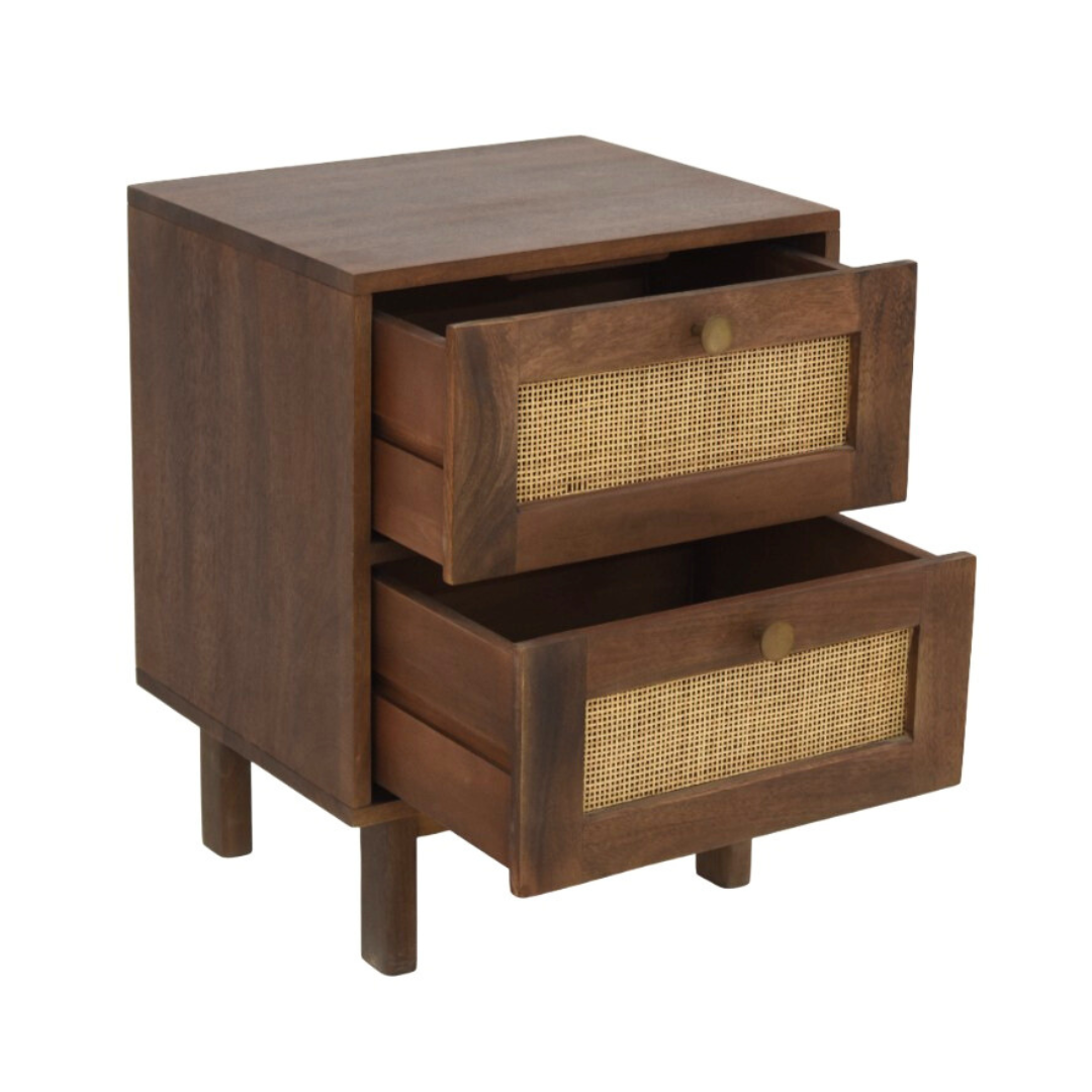 The Vintage Rattan Nightstand