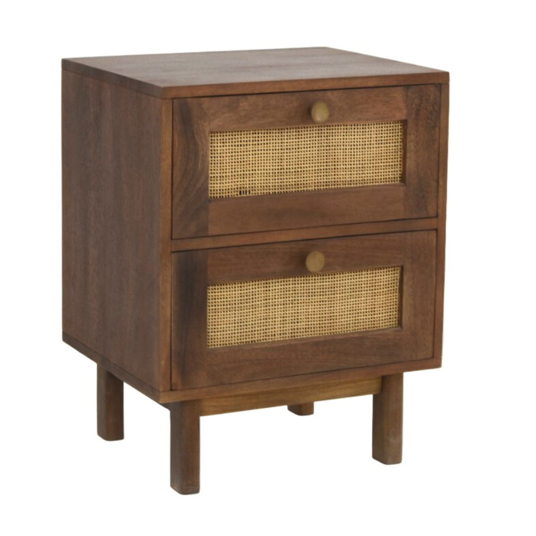 The Vintage Rattan Nightstand