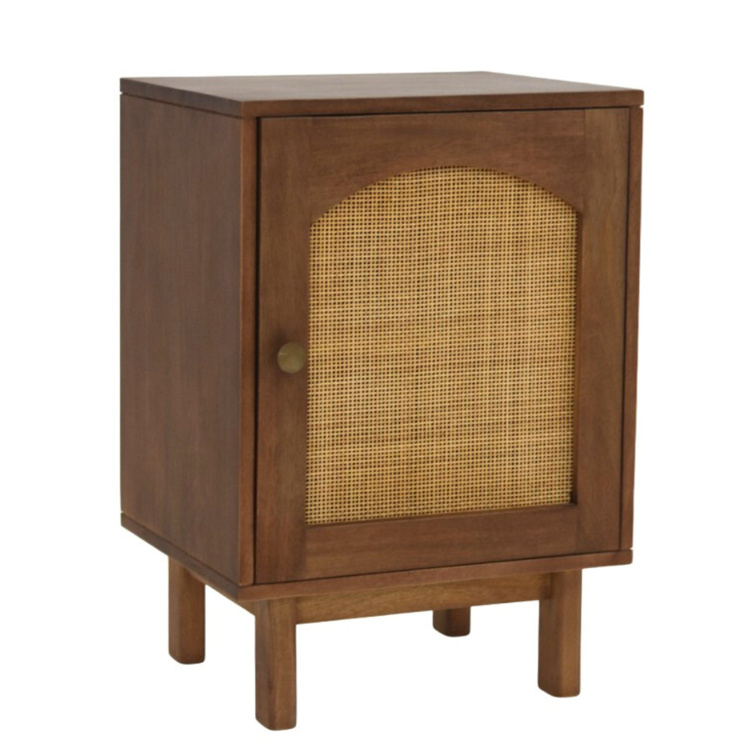 Rattan Weave Nightstand