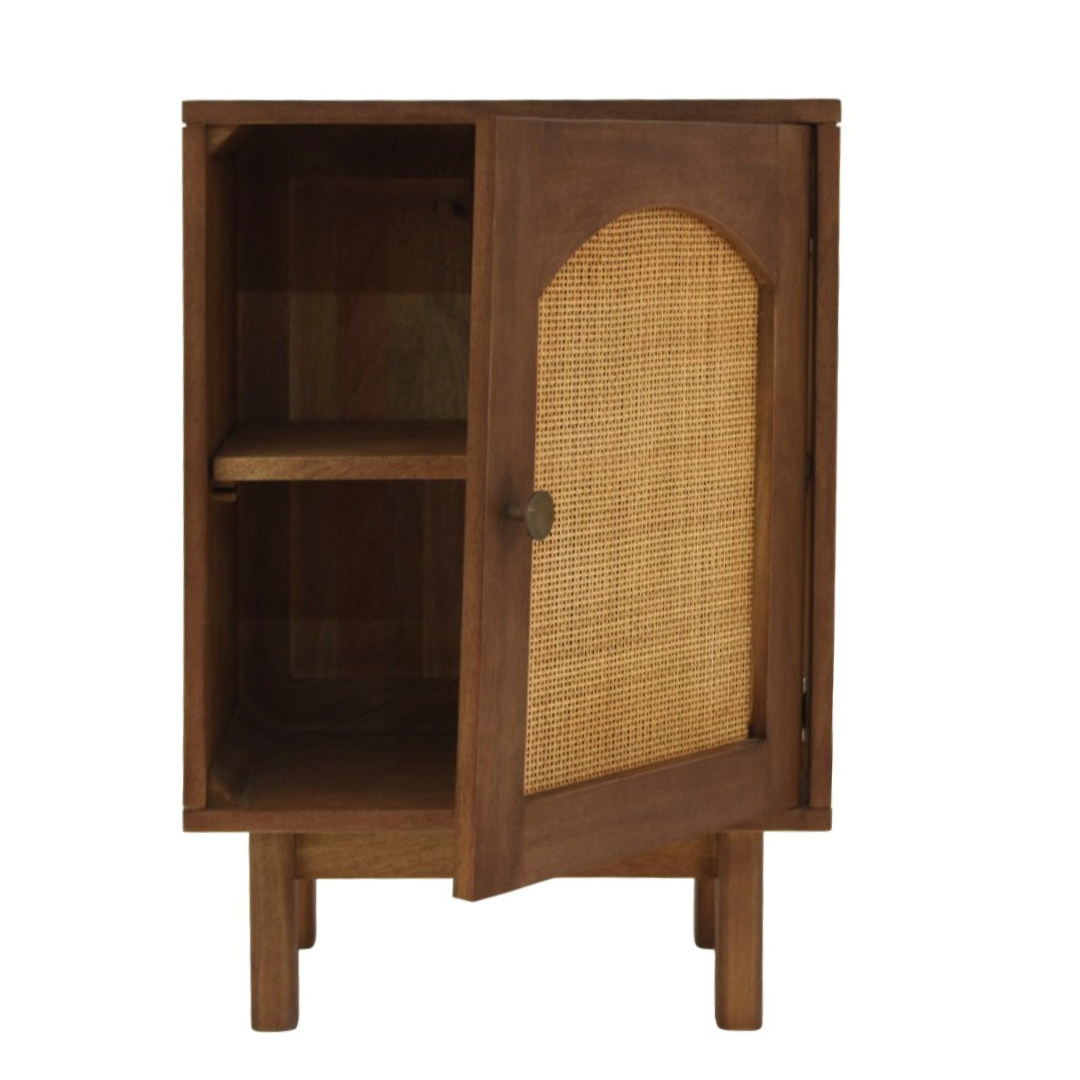 Rattan Weave Nightstand