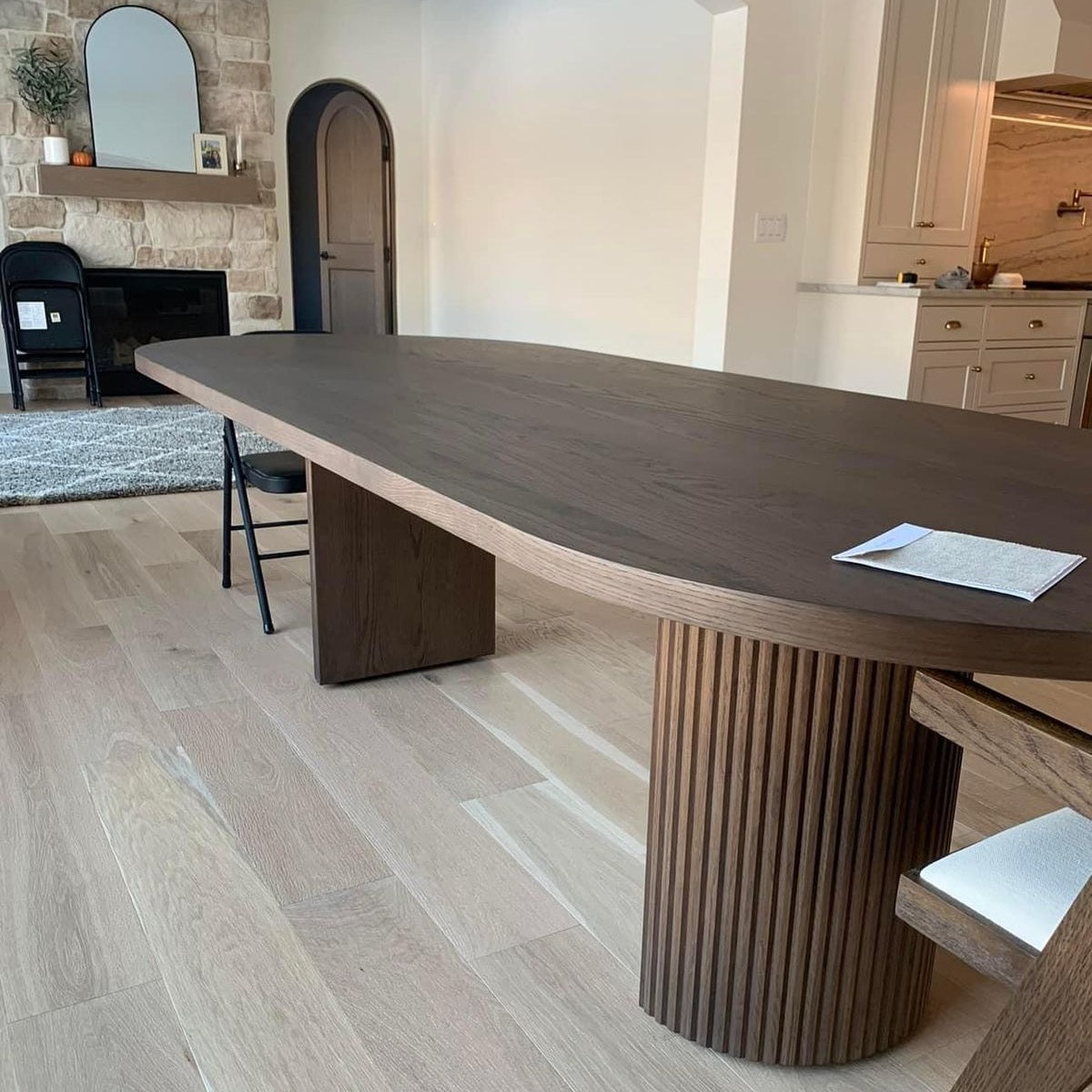 Linear Flute Dining Table