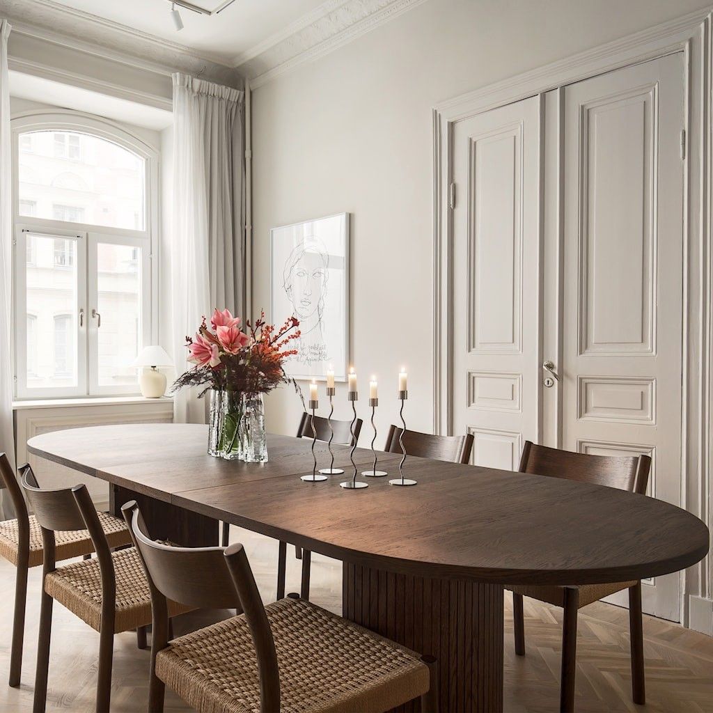 Linear Flute Dining Table