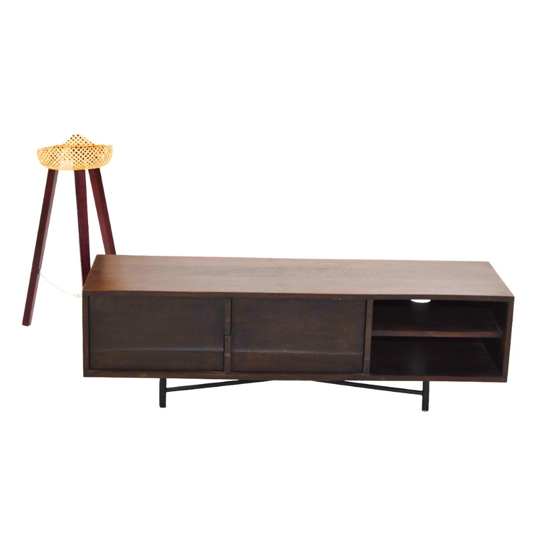 Midnight Modern Media Console