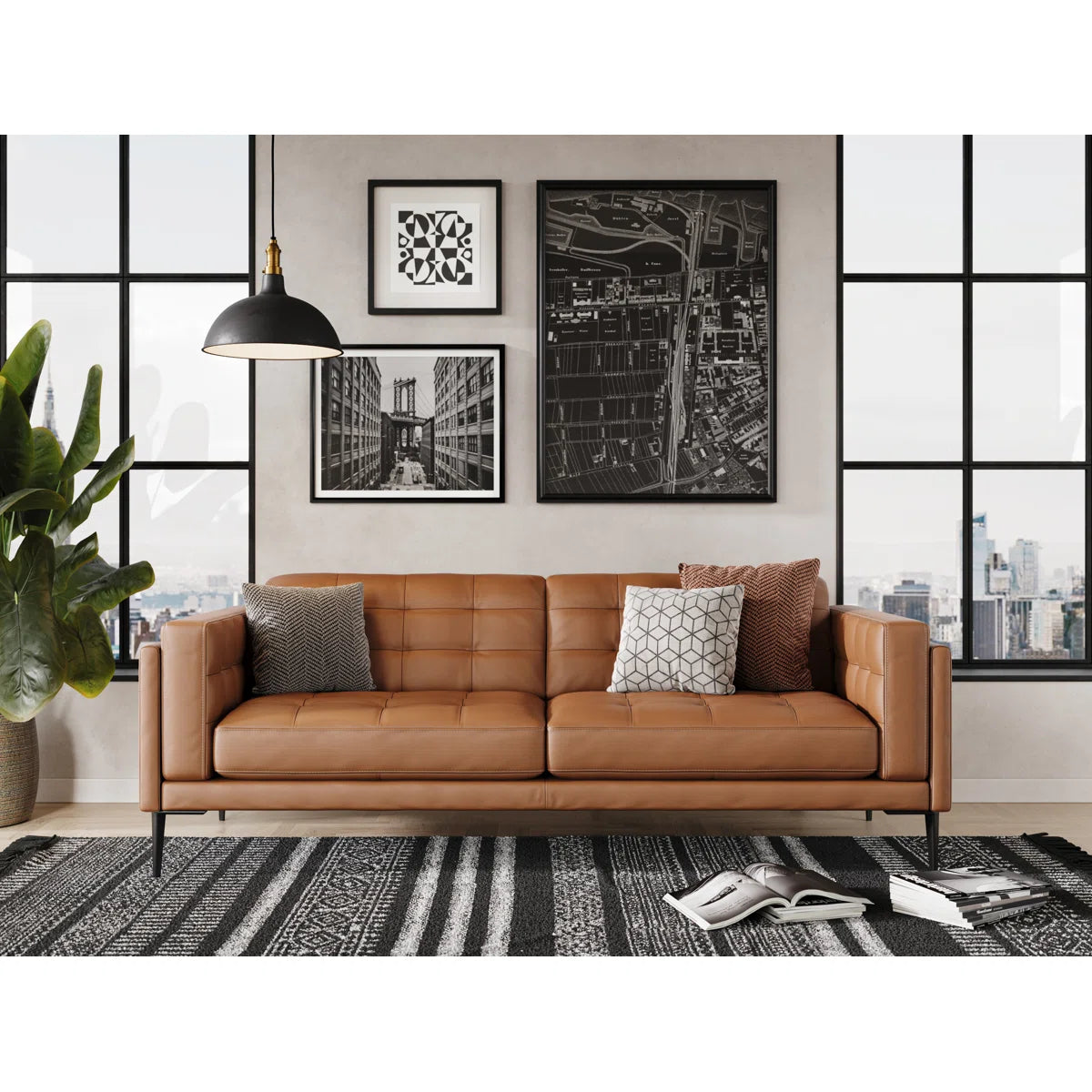 Montreux Leather Sofa