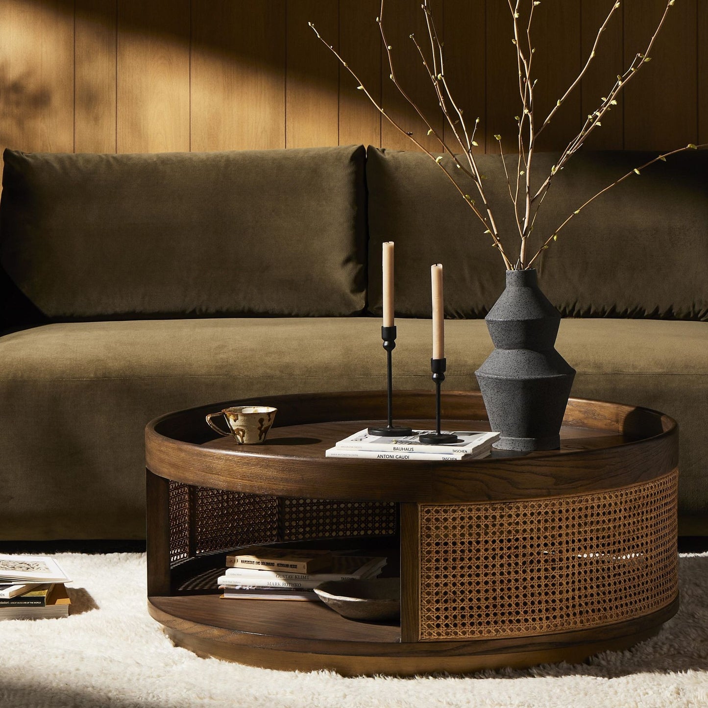 Noma Rattan Coffee Table
