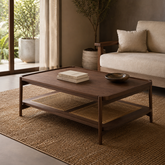 Noma Rattan Tray Table