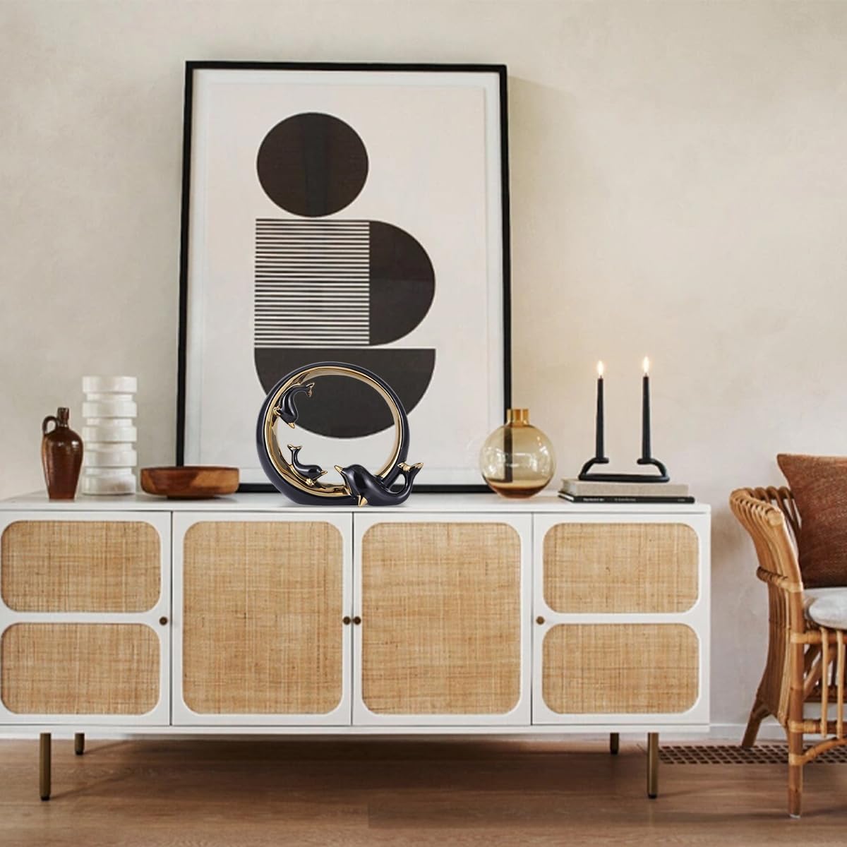 Woven Harmony Sideboard