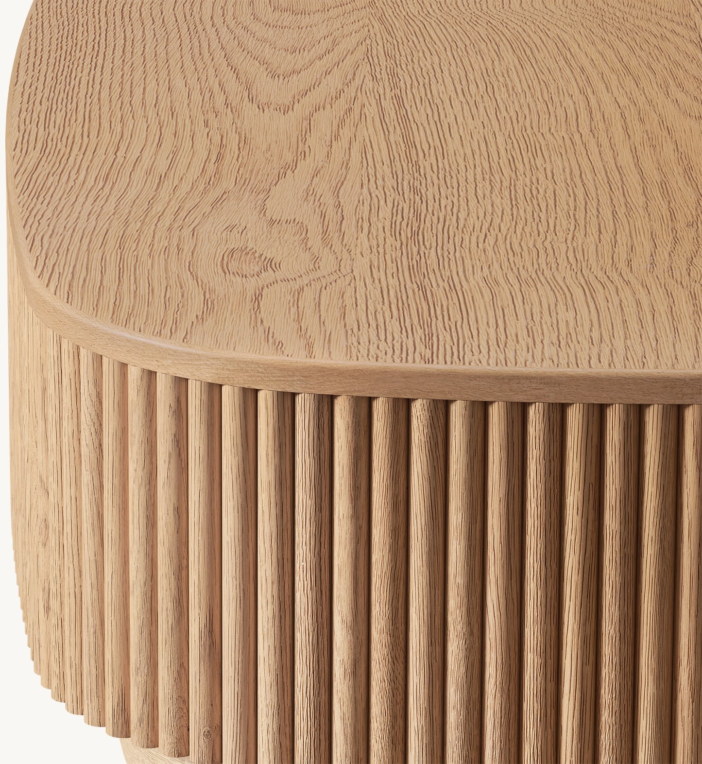 Stria Oval Low Table