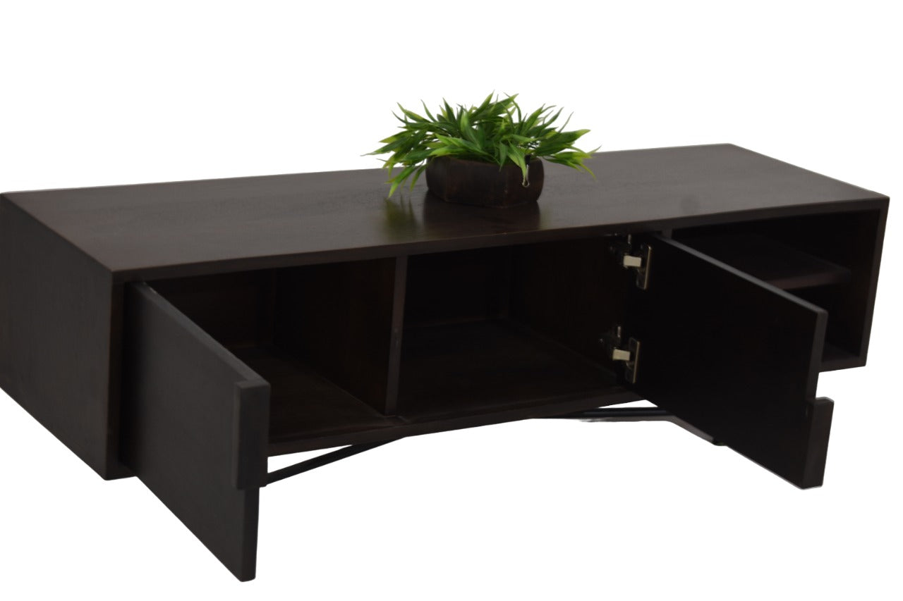 Midnight Modern Media Console