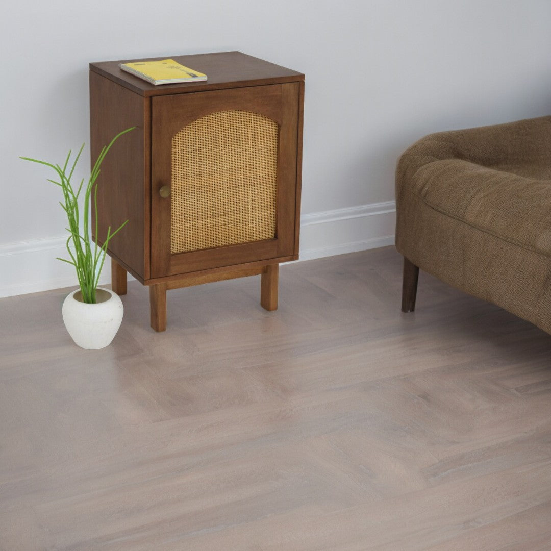 Rattan Weave Nightstand