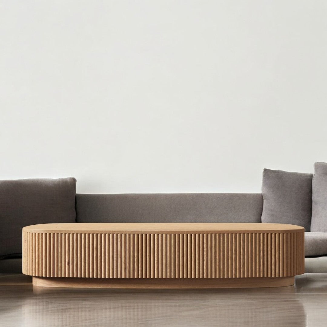 Stria Oval Low Table