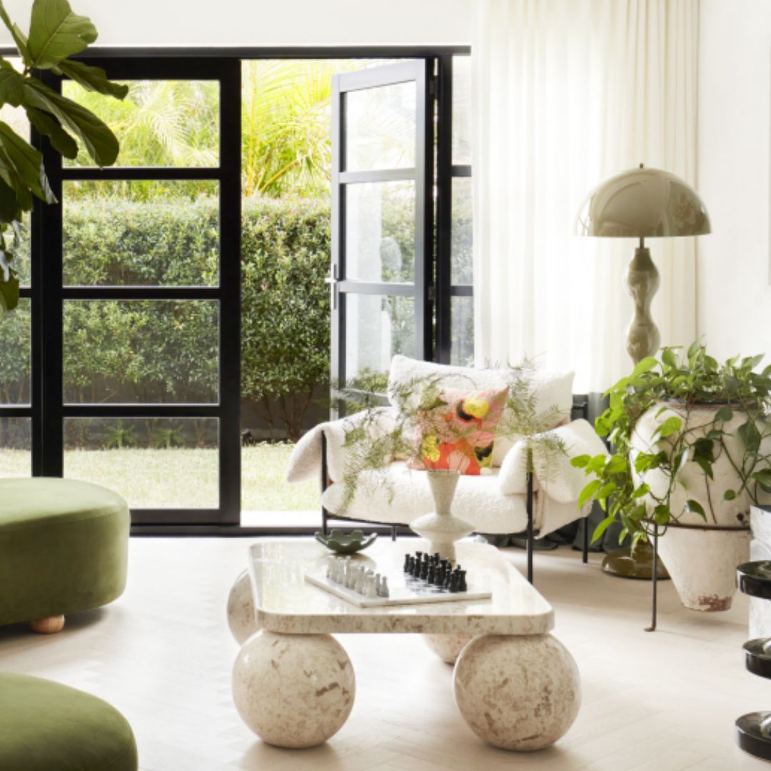Atlas Marble Block Table