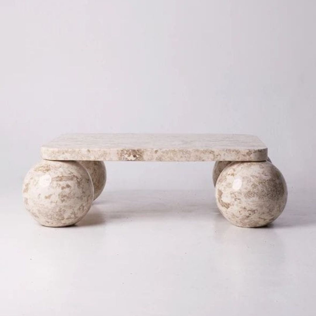Atlas Marble Block Table