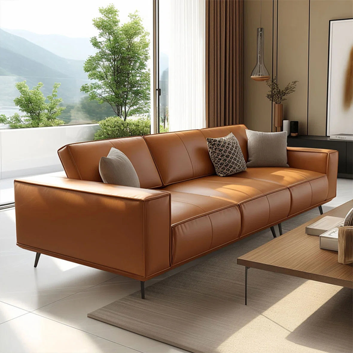 Varenne Leather Sofa