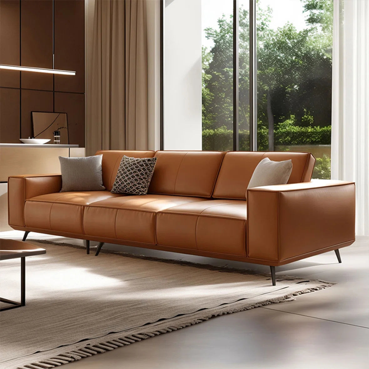 Varenne Leather Sofa